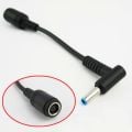 Dell - Hp 7.4*5.0mm to 4.5*3.0mm Kalın uçtan ince uca  Adaptör Giriş Ucu Çevirici dönüştürücü Konnektör