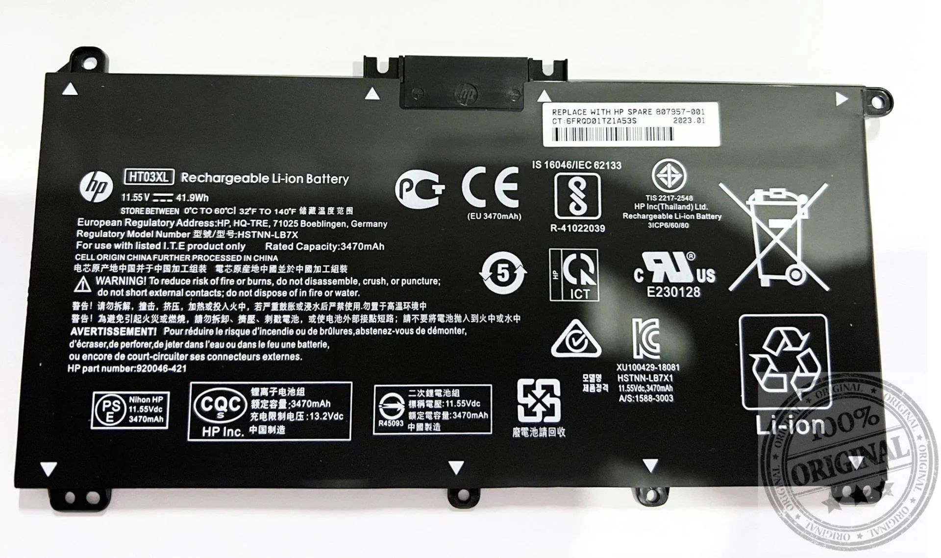 HP Pavilion HT03 HT03XL 15-dw 15-Da 15-Cs 17-By 14-Df 14-cm 14-Ce 14-Cf 250 G7 240 G7, 245 G7, 255 G7, 340S G7, 470 G7, 340 G5, 348 G5 Batarya Orjinal Hp Pili Tpn-c136,Tpn-i130,Tpn-i131 Tpn-i132,Tpn-i133,Tpn-i134 Tpn-q207,Tpn-q208,Tpn-q209 Tpn-q210