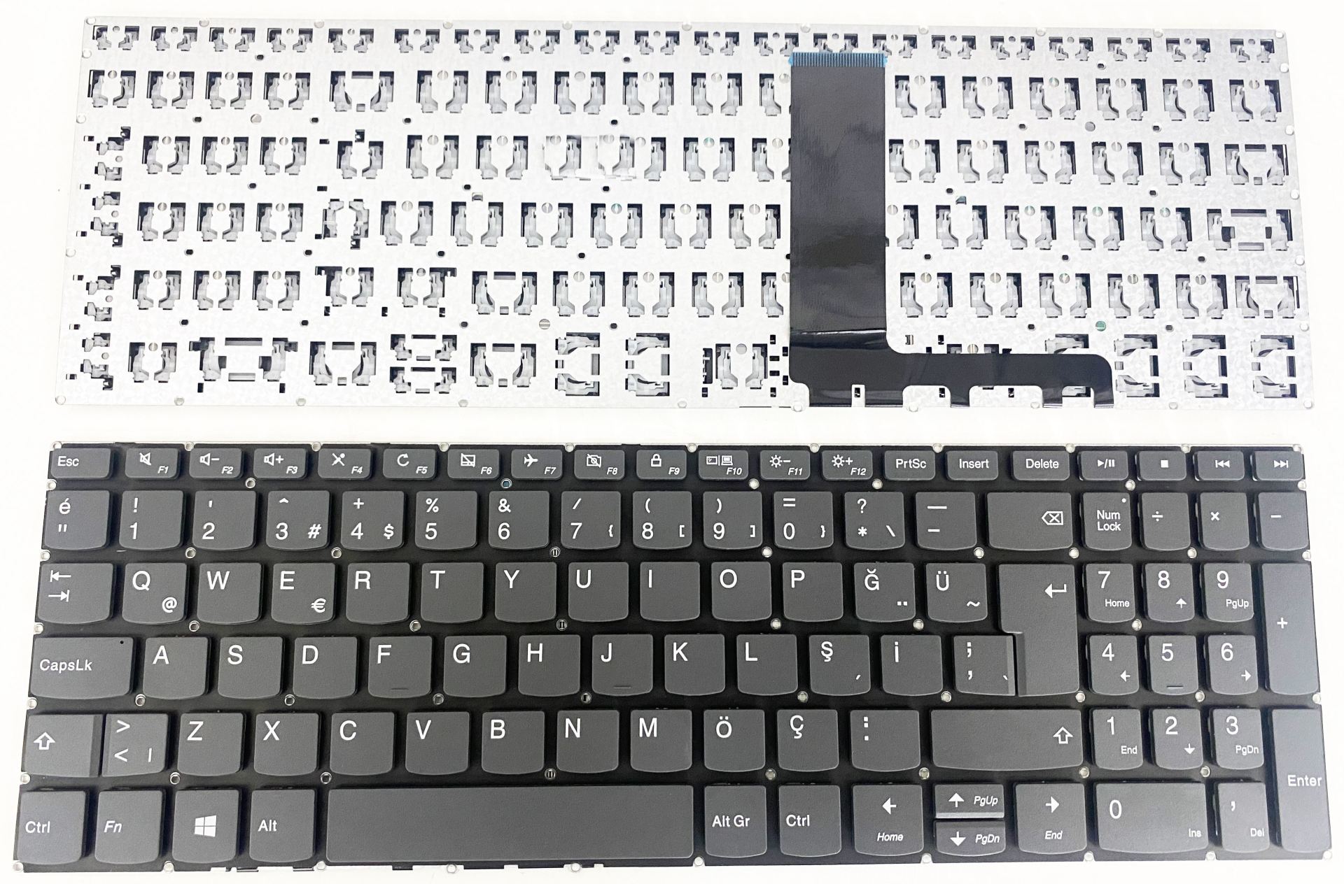 Lenovo ideapad 3-15IML05, ideapad 3 15ıml05, 3 15ADA05 81W1 , V330-15IKB, V130-15IKB 81HN  330S-15ARR 330S-15AST 330S-15IKB, Thinkbook 15-Iml 20Rw,3 15ALC6, S340-15IML 81NA, V330-15IKB 81AX, ideapad 3 15IML05 81WB Klavye Power Butonsuz Modeli