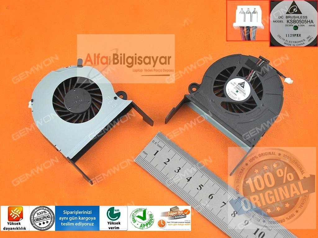 Toshiba Satellite L730 L730D L735 L735D Serisi Cooling Fan Sıfır A++