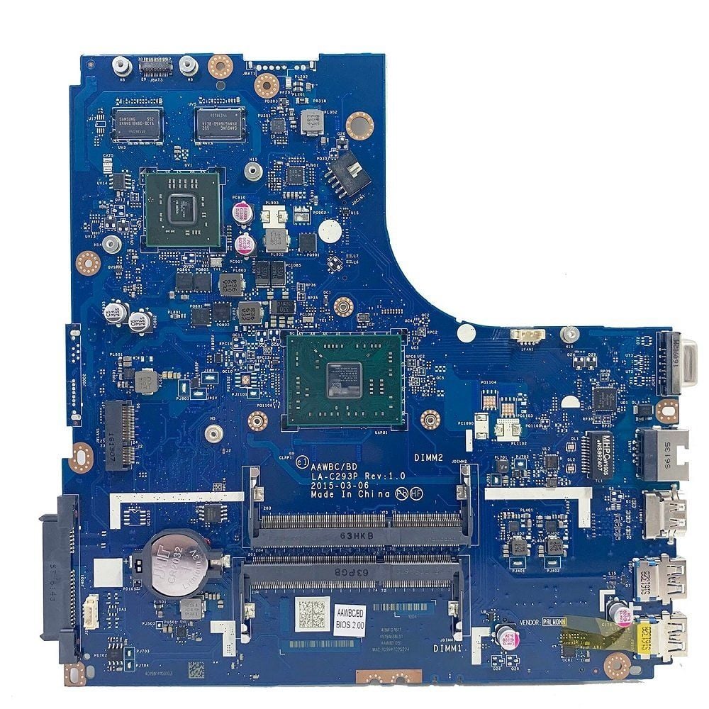 Lenovo B41 B51-35 AMD A8-7410 Notebook Anakart AAWBC/BD LA-C293P