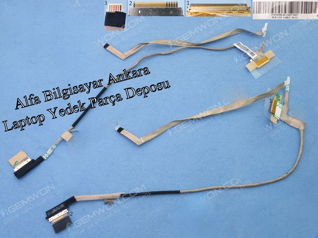 Toshiba Satellite L750 L750D L755 L755D LCD LED KABLO  PART NO: DD0BLBLC040