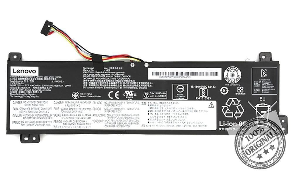 Lenovo ideapad L17C2PB3, L17C2PB4, L17L2PB3, L17L2PB4,  L17M2PB3, L17M2PB4  V130 V330 V130-15, V330-15 V130-15IKB V130-15IGM  V130-15IKB V330-15IKB V330-15ISK 81B0, 81AX, 81AW, 81AY) (81HQ, 81HN, 81HM, 81HL) Batarya Pil