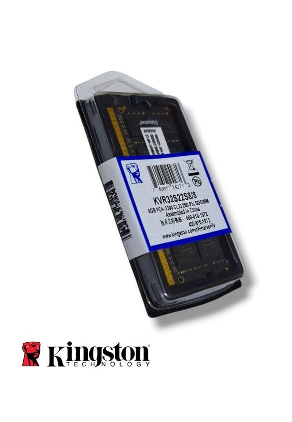 8gb Kingston DDR4 3200MHz SODIMM Notebook Ram Bellek KVR32S22S8/8 Ram Laptop Memory Notebook Bellek