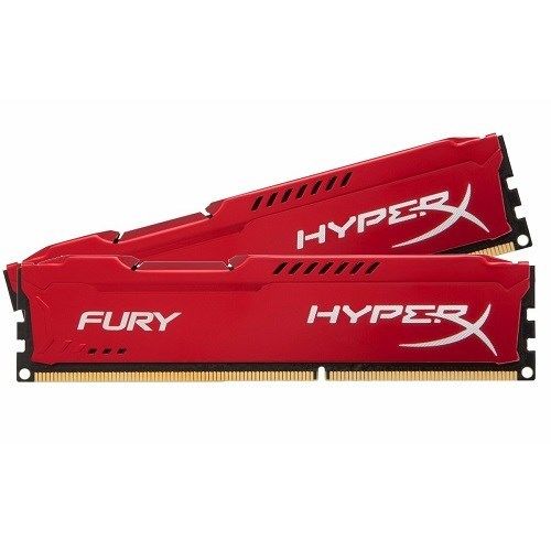 Hyperx Fury Red 16GB (2X8GB)1600MHZ Ddr3 Ram (HX316C10F/8) (HX316C10FRK2/16)2'li Set