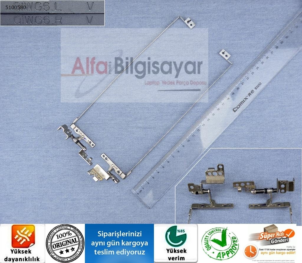 Lenovo Ideapad Essential G580 G585 20150 20157 2189 2689  Qiwg6.R Qiwg6.L Am0n2000300 Am0n2000200 menteşe