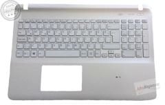 Sony Vaio Beyaz  Svf15 Svf-15 N50 svf152 svf153 Fit 15A  KLAVYE TUŞ TAKIMI + ÜST KASA SET