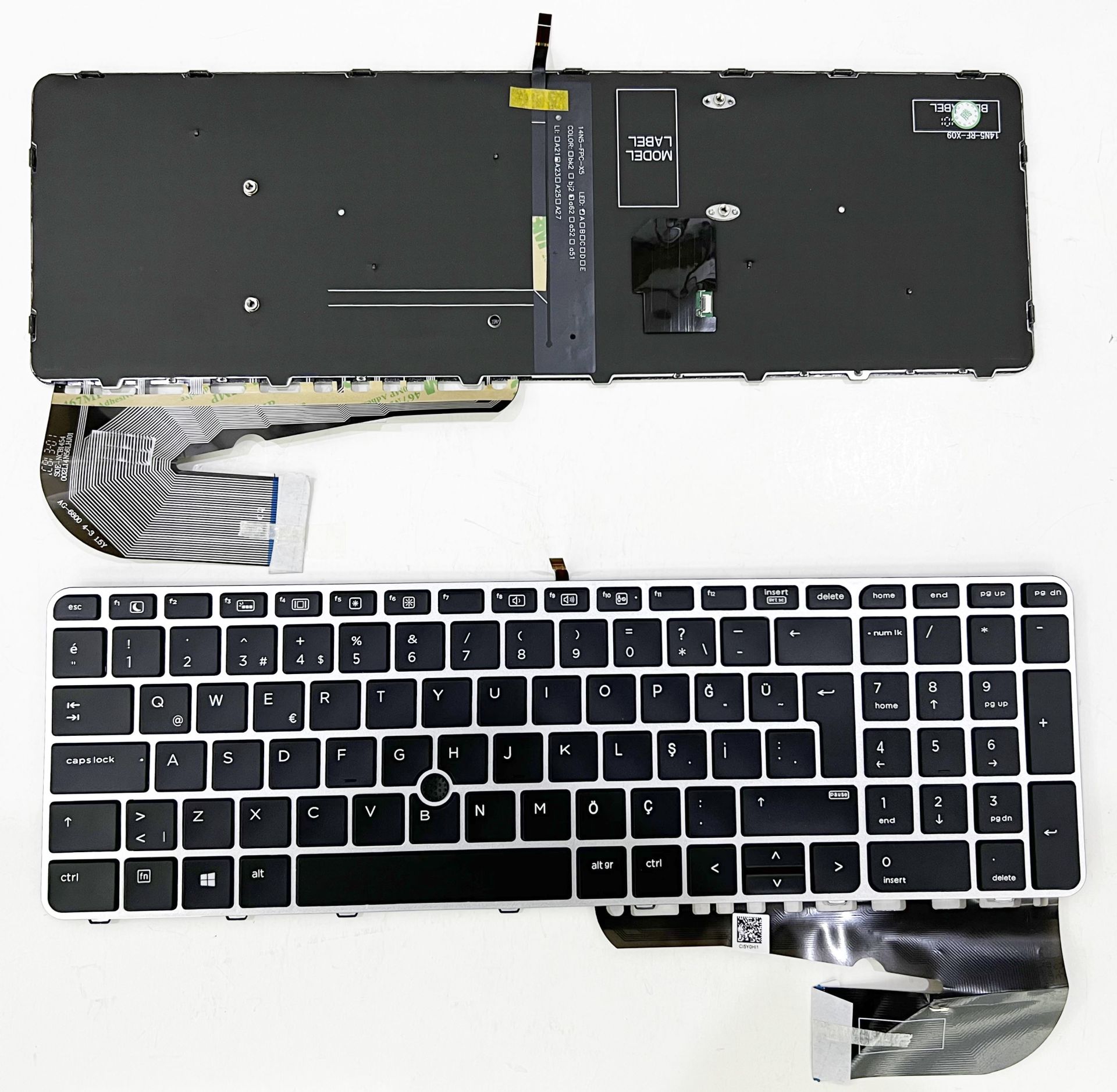 Hp ZBook Orjinal 15u G3, 15u G4, Mobile Workstation, Hp EliteBook 755 G3, 755 G4, 850 G3, 850 G4, Nsk-Cy2Bv Y3B82EA, Z2W88EA Z9G87AW 1CA36AW Z2W92EA Z9G89AW W4Z98AW Y3C09EA Z8T44AW Z8T42AW 819899-001 836621-141, 836623-001 Klavye Tuş Takımı