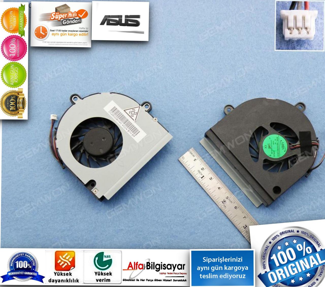 Asus K53T K53TA K53TK K53U K53Z A53T A53TA A53TK A53U A53Z X53TA X53T X53TK X53U X53Z Fan Cooling