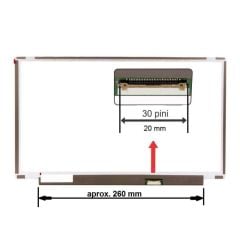 Lenovo 15.6 inç Dar kasa N156HCA-EAC, B156HAN06.2, NT156FHM-N43 v8.0 B156HTN06.2 n156hga-ea3 c3, NV156FHM-N48 v8.0, B156HAN02.1 LP156WFH SP LP156WFE SP NV156FHM-N69 N156HCE-EN1 N156HCA-EAC NV156FHM-N4S NT156FHM-N43 260mm Devre Uzunluğu