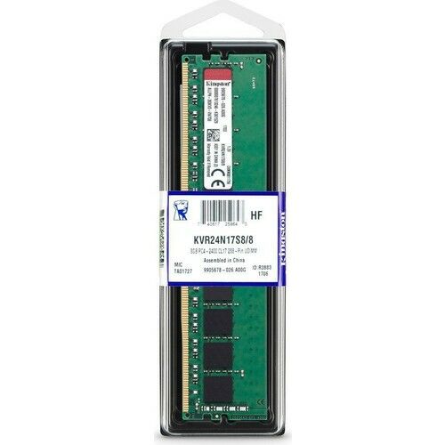 8gb Kingston DDR4 2400MHz UDIMM Masaüstü Ram Bellek KVR24N17S8/8 Ram Laptop Memory Masaüstü Bellek