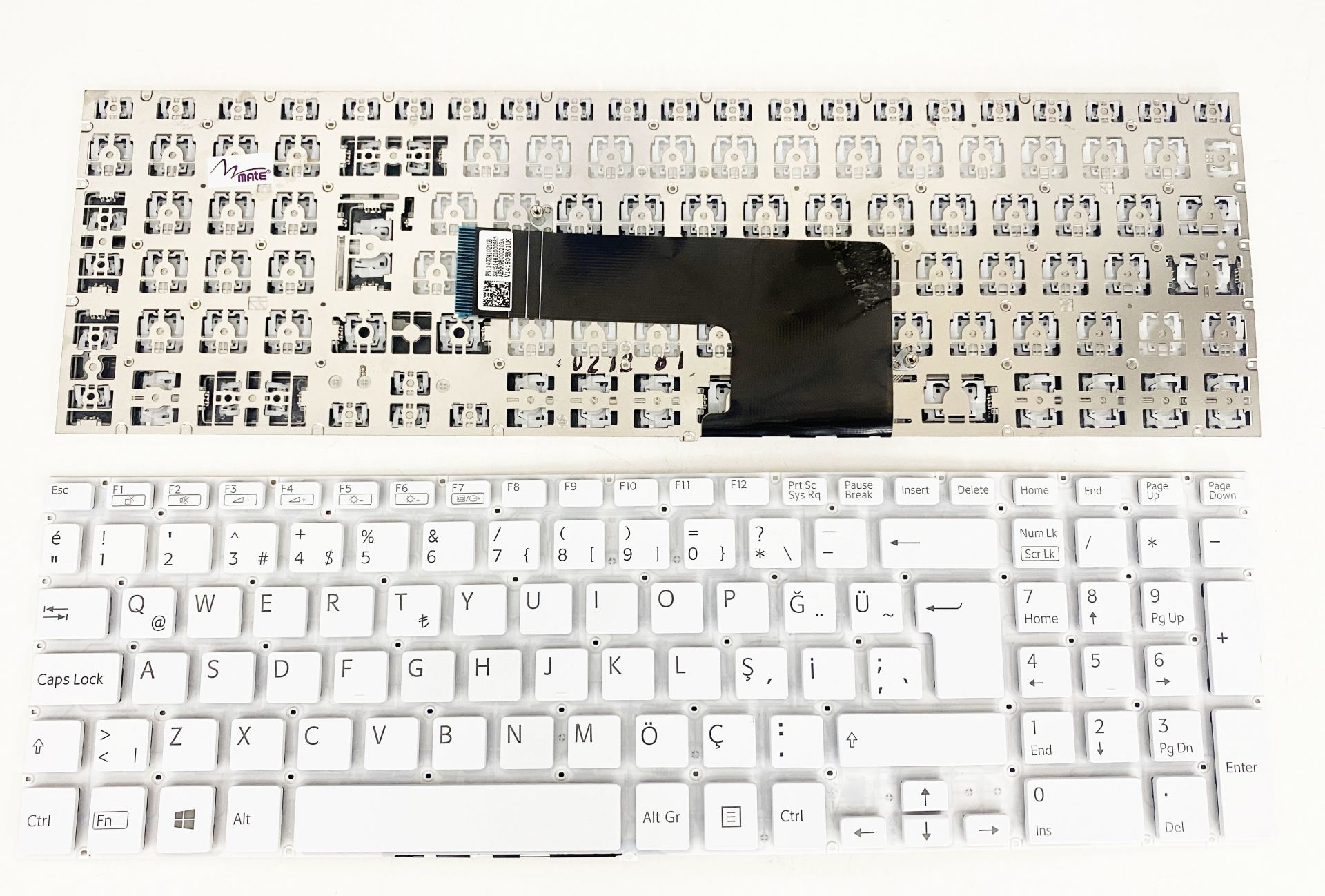 Sony fit 15 SVF15 svf152 svf153 svf154 N50 Serisi Beyaz Klavye TuşTakımı Q-Türkçe