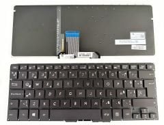 ASUS Zenbook RX410U RX310 UX310 UX310UA UX310UQ UX410 UX410UA UX410U  Aydınlatmalı Klavye Orjinal Tuş Takımı