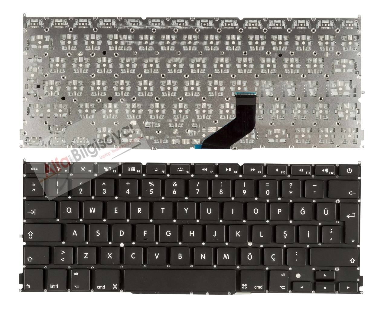 Apple MacBook Retina 13'' A1425 (2012, 2013) MD213LL/A ME662LL/A MD212, MD213 V128385ES, MD212LL  Apple MacBook Pro A1425 13.3''  2012 Sonu, 2013 Başı, MD212LL/A, ME662LL/A, MD212, MD213, V128385ES, Klavye Tuş Takımı  Klavye Keyboard Tuştakımı
