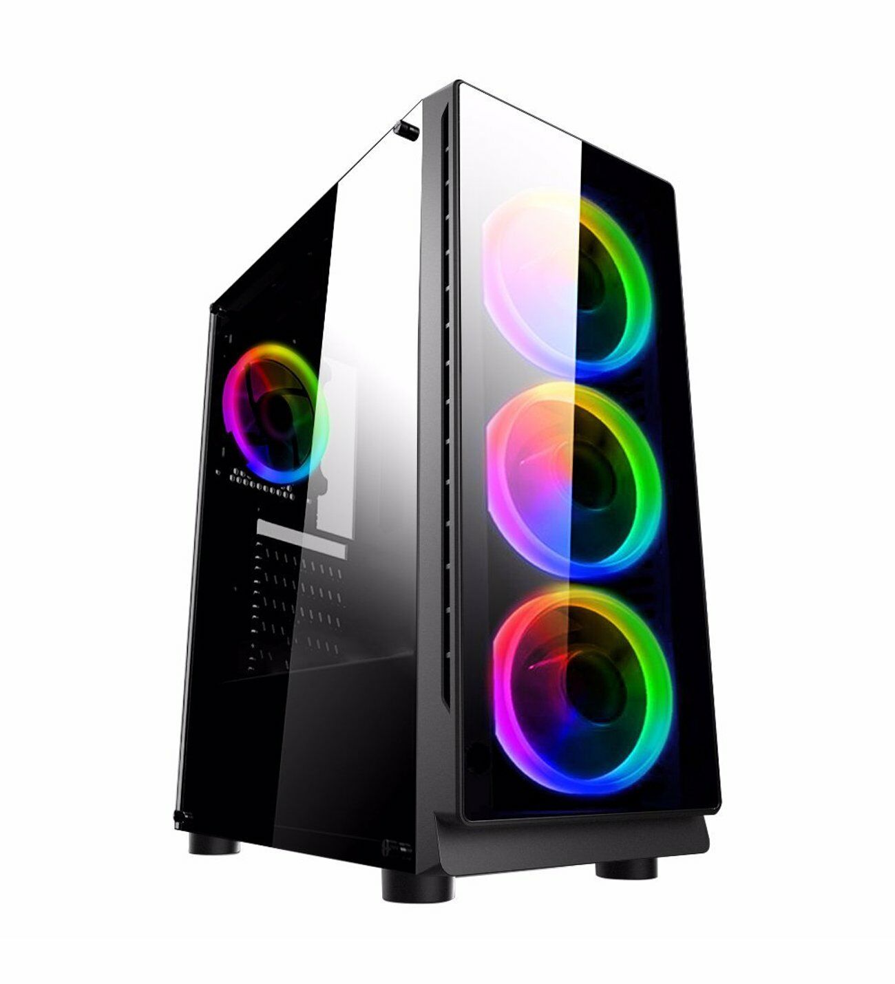 Turbox DangerZone 192-7 RGB 4 Fanlı Kumandalı ATX Oyuncu Kasası