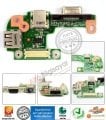 Dell inspiron N5110 Dc Jack  Adaptor JAckı KArtı  DC POWER JACK USB VGA CRT BOARD Power Dc Card Kart Dc Jack KArtı Power Kart Vga Dcjack Çıkış Kartı