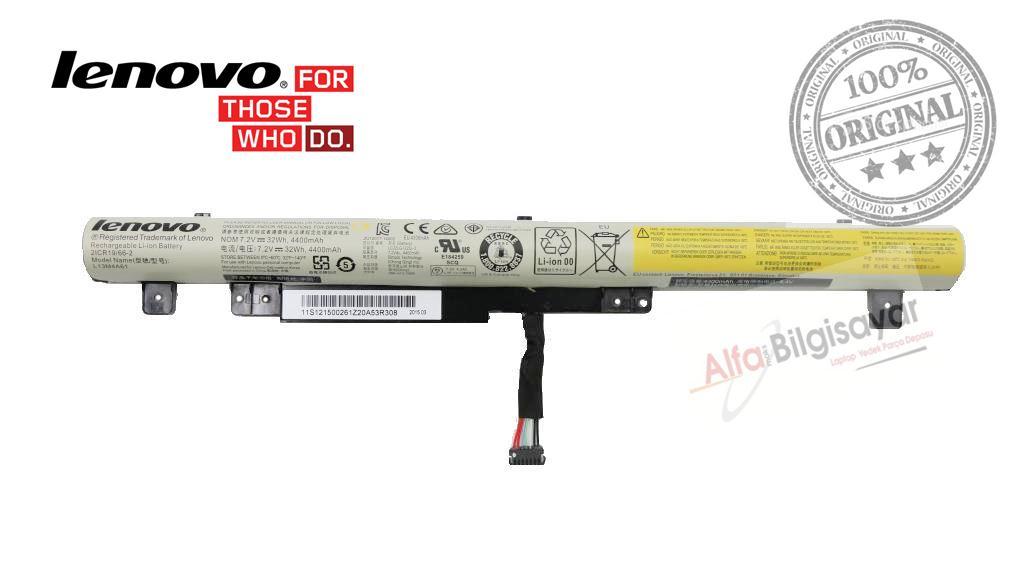 Lenovo FLEX2 14,FLEX2 15  Flex 2 14, Flex 2 15, FLEX 2-14, FLEX 2-14D,  FLEX 2-15D,  Flex 2-15,  20405, 80FK Flex 2-15D 20377, 80EF  20404, 20432   80EE, 80FJ, 80GS  FLEX 2-14D  L13L4E61  Batarya Pil Orjınal