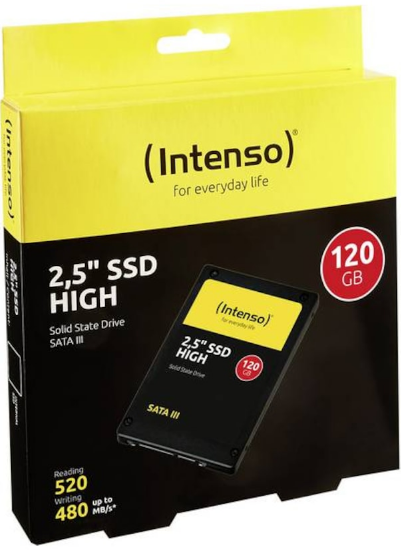 Intenso High Performance 120GB 520/480MB/s 2.5'' SATA 3 SSD Disk