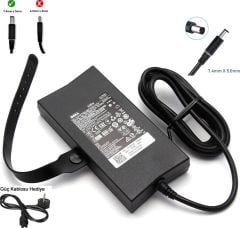 Dell 150W, 19.5V 6.7A LA130PM190, 0GYWCG, 19.5V 6.7A PA-4E DA130PE1-00 LA130PM121 7.4mm x 5.0mm, Kalın uç Orjinal Adaptör FA130PE1-00, DA130PE1-00