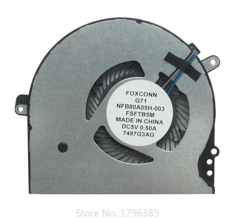HP 15-CC 15-CK 14-BK 14-BP TPN-Q189 TPN-Q191 TPN-Q201 NFB80A05H-003 927918-001 Fan