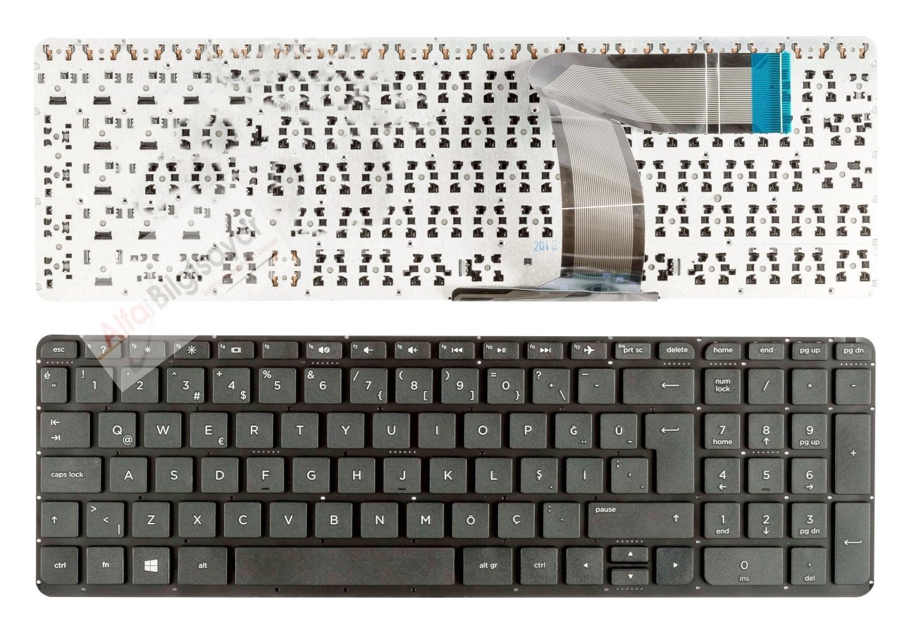 Hp Pavilion 15-p TPN-Q140  15p 15-k 17f 17-f Serisi  siyah renk Klavye Tuş Takımı