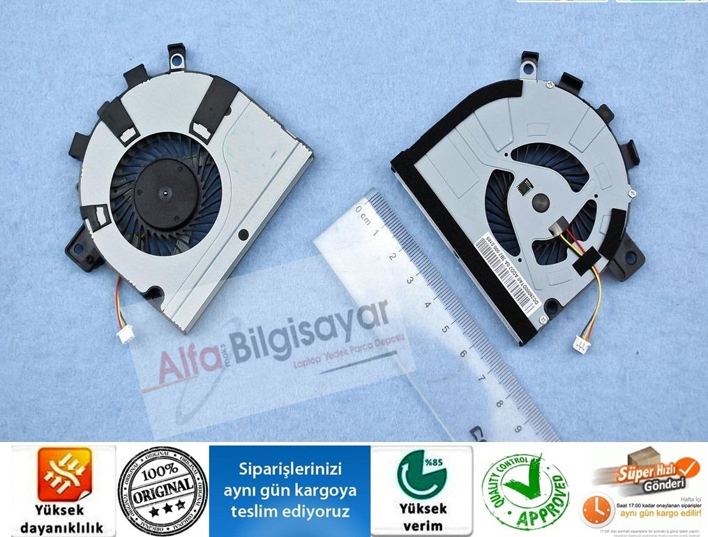 TOSHIBA Satellite U50 U50-A U50D U50D-A U50D-A018 U50T U50T-A M40-A M50-A M40T E45T U40T DC28000DTA0 AB07505HX060300  fan cooling Sıfır A+