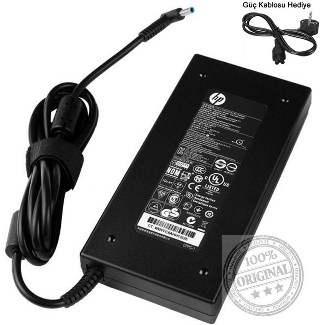 Orjinal HP Omen - Gaming Notebook 19.5v 6.15A 120 Watt 19.5V  HSTNN-LA25 709984-001 Adaptör Şarj Cihazı 917649-850, 917677-003, 776620-001 , 775626-003, 645509-002, 646212-001, ADP-150XB B, A150A05AL, HSTNN-CA27, TPN-DA03, TPN-DA09, 710415-001.