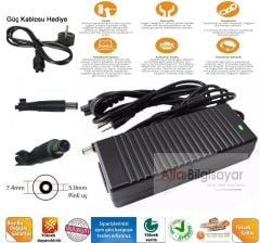Dell inspiron Vostro Latitude  19.5v 9.23a 7.4x5.0mm 180w geniş iğne uç   Adaptör Şarj Cihazı
