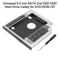 9.5mm DVD Yuvasına SSD HDD Bağlama SSD CADDY KIZAK 2.ci harddisk yuvası
