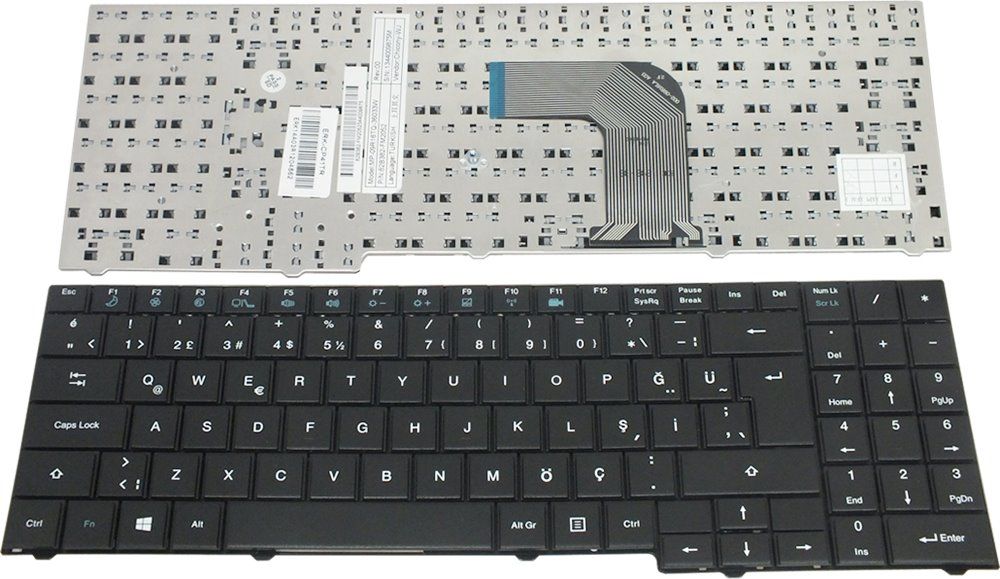 Exper Karizma I58II1 Serisi  V062028BK2 Uyumlu Klavye Tuş Takımı