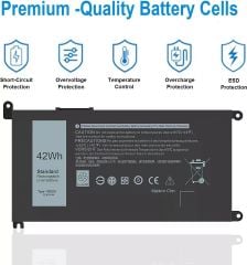 Dell YRDD6, 0YRDD6 Inspiron 3785 3793 5491 5494 5590 5593 Batarya 3501 3502 3505 3595 3781 3782 3501 3502 3505 3595 3781 3782 Inspiron 3582 5593 3482 5485 5582 5585 Vostro 5581 3490 3501 3500 5490 5581 1VX1H VM732 01VX1H 0VM732 Batarya Pil