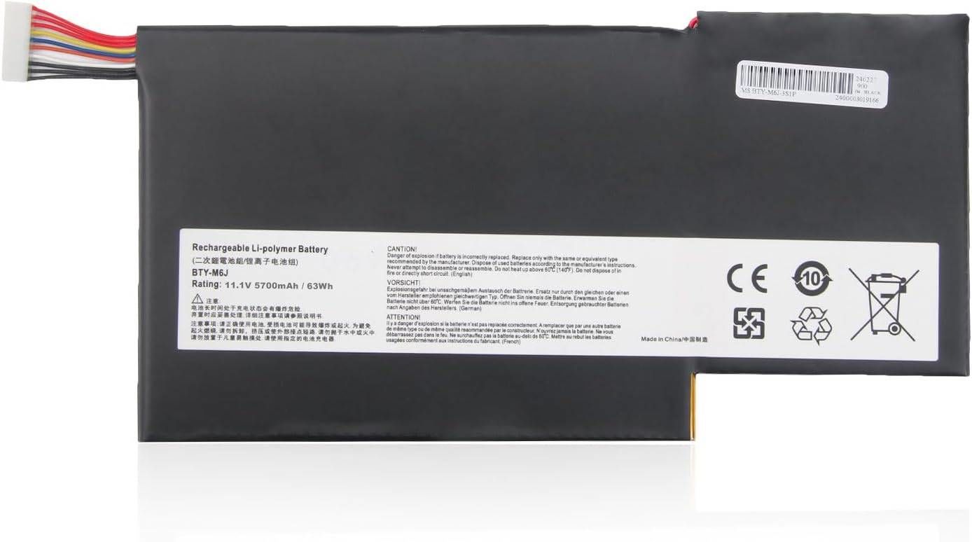 Msi Btym6j Bty-m6j Btyu6j Bty-u6j Gs63 Gs63vr Gs73 Gs73vr Ms16k2 Ms-16k2 Ms-16k3 Ms16k4 Ms-16k4 Ms16k5 Ms-16k5 Ms16k6 Ms-16k6 Ms16k7 Ms-16k7 Ms17b1 Ms-17b1 Ms17b3Ms-17b3 Ms17b4 Ms-17b4 Ms17b5 Ms-17b5 Ms17b6 Ms-17b6 Ms17b7 Ms-17b7 Ws63 Batarya Pil