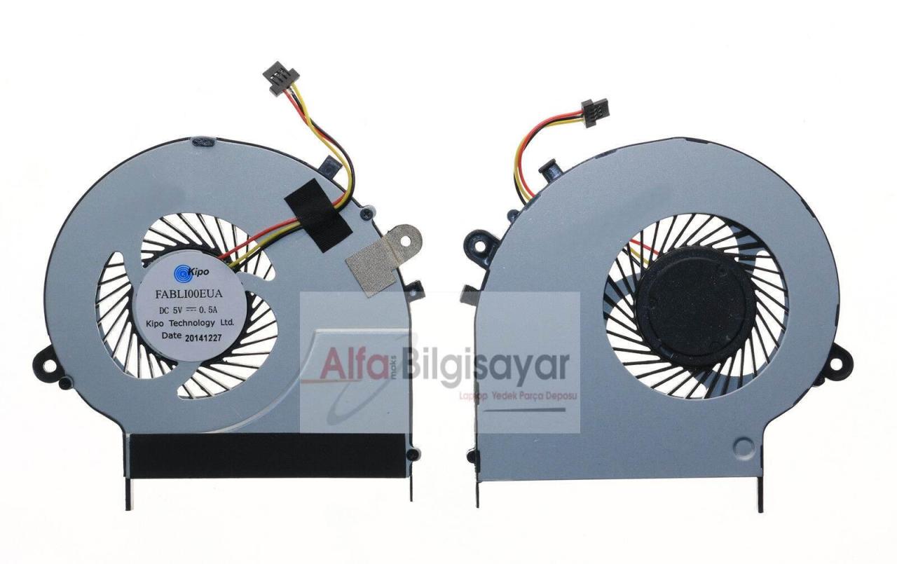 Toshiba Satellite L50-B L50T-B S50-B S50T-B L55-B L55D-B L55T-B  fabLI00EUA Serisi Cooling Fan Sıfır A++