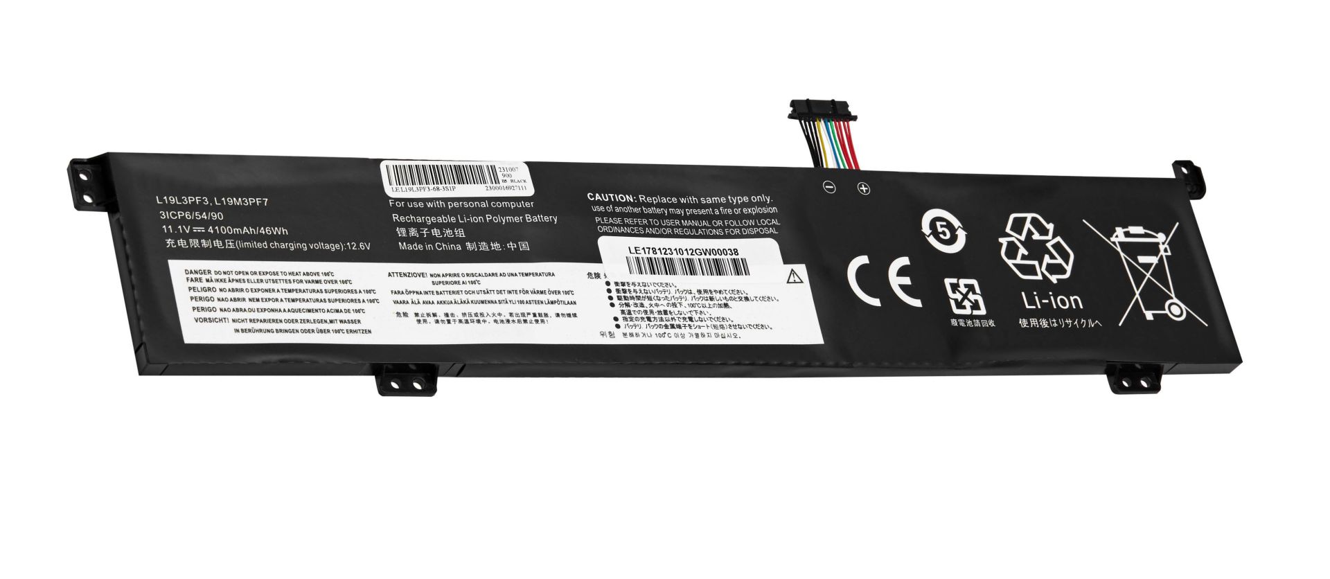 Lenovo L19l3pf3 L19d3pf4 L19m3pf7, 82D4 20V3 21B1 81Y4 82CG 82EY Ideapad Gaming 3 15IMH05 15ARH05 L19L3PF3 Creator 5-15IMH05, ThinkBook 15p IMH 20V3, 15P G2 ITH 21B1 Batarya Pil