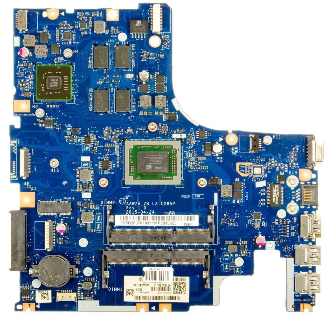 Lenovo ideapad 500-15ACZ AMD A10-8700P İşlemcili AMD R6 M340DX Ekran Kartlı Notebook Anakart LA-C285P