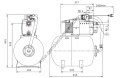 HiMulti 3 H50 45P Yatay Tanklı Hidrofor