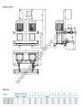 İnitial COE2-MSV 408 T 2X2,2kw Trifaze Dikey Çok Kademeli 2 Pompalı Hidrofor Seti