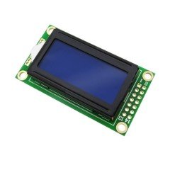 0802A 8x2 Karakter Lcd Modül Mavi