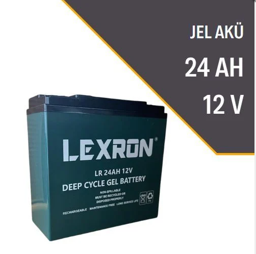 Lexron MT24 24ah-12v Jel Akü