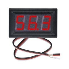 Voltmetre 0.56w 0-100V 3 Telli Kırmızı