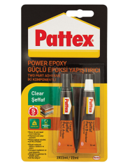 Pattex Epoksi Yapıştırıcı Şeffaf 2x11 ml