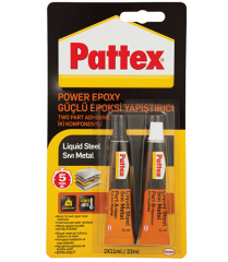 Pattex Epoksi Sıvı-Metal Yapıştırıcı 2x11 ml