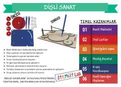 Dişli Sanat Çocuk Eğitici Seti