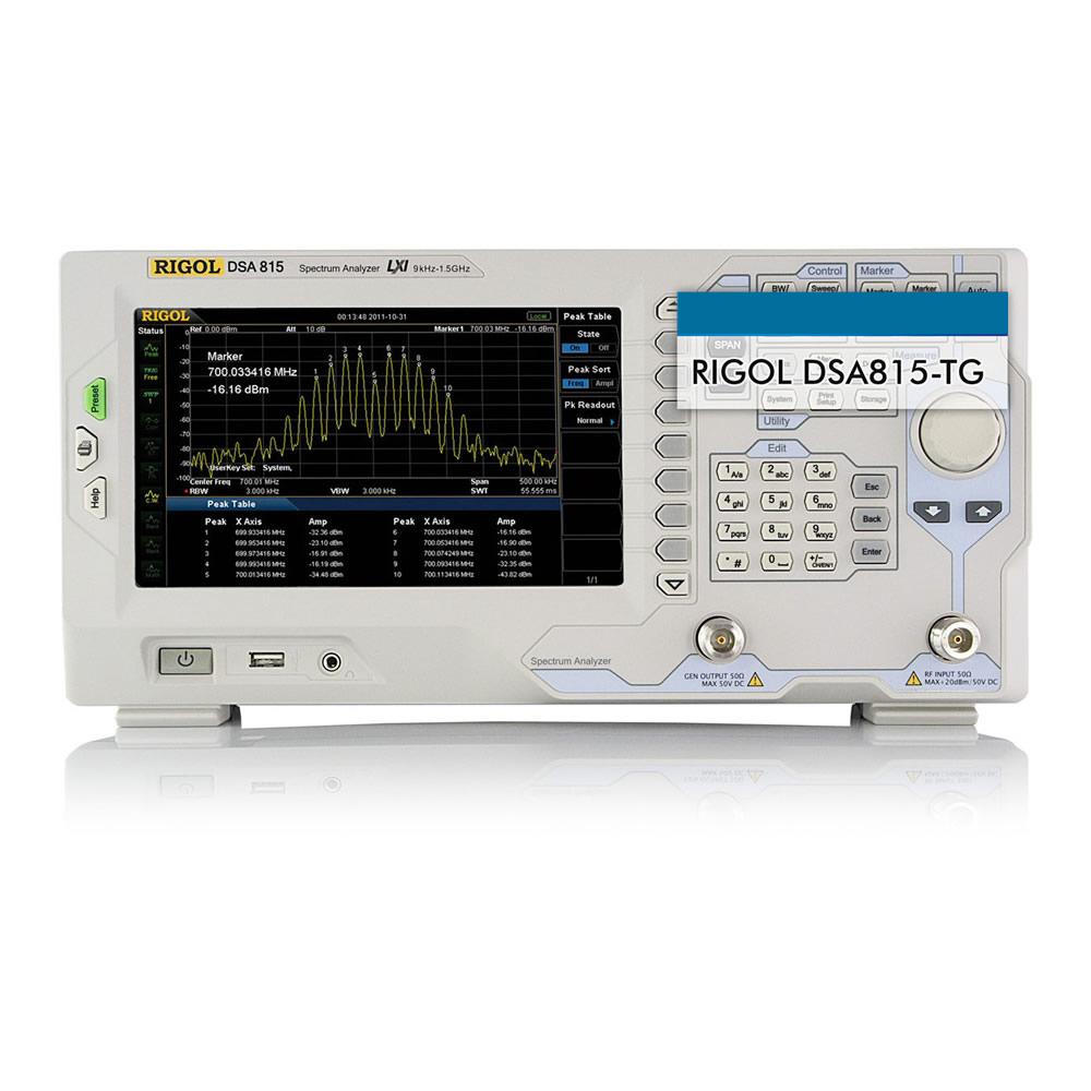 Rigol DSA815 -TG 9kHz ile 1.5GHz Arası Spektrum Analizörü