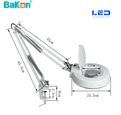 Bakon BK500C LED 5X Akrobat Büyüteç