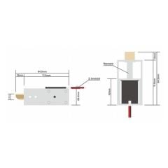 JF-S1670DL Solenoid Kilit DC 12V