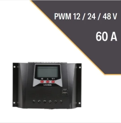 Lexron 60A 12-24-48v Pwm Solar Şarj Kontrol Cihazı