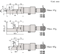 Mitutoyo 147-103 Mekanik Kenet Mikrometresi 0-13 mm