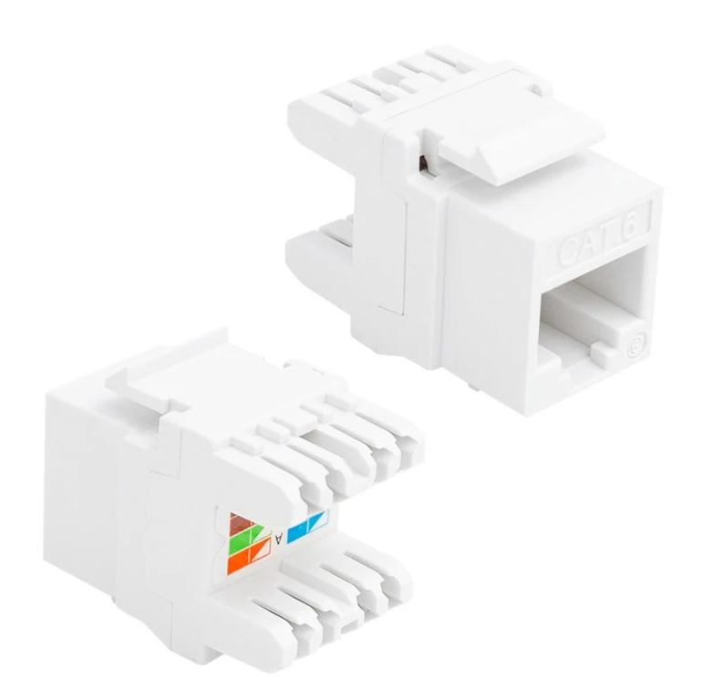 Rj45 Cat6 Şase 180 Derece Keystone Jack