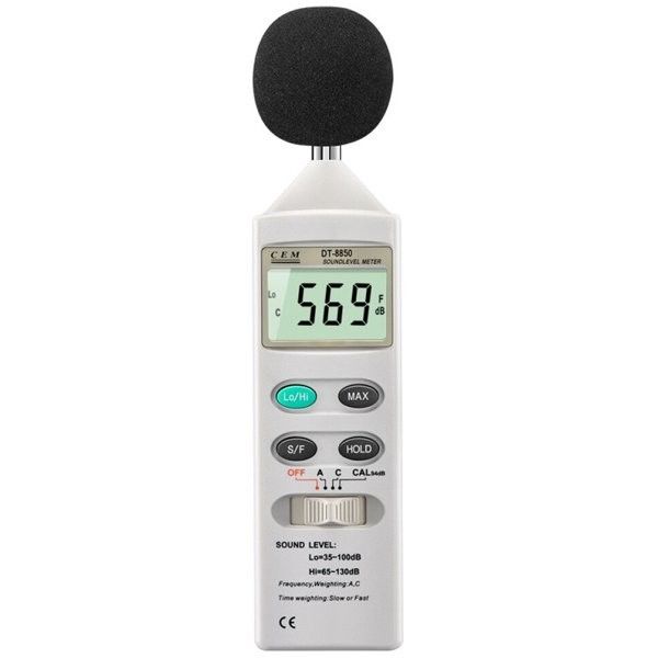 DT 8850 Ses Seviye Ölçer Desibelmetre